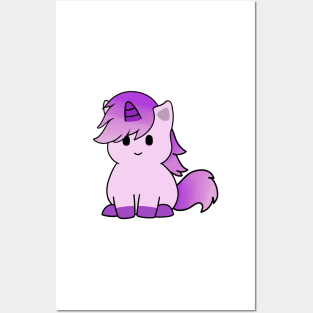 Purple Unicorn Posters and Art